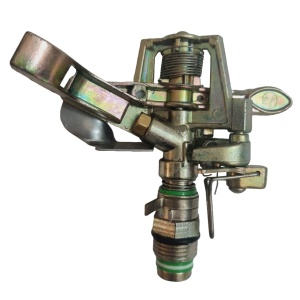 Cap Aspersor Metalic Rotativ cu Impuls, Debit Ajustabil, 14 m, 5 bar