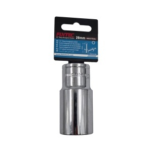 Cap tubular de impact 28 mm, FIXTEC, prindere 1/2