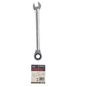Cheie fixa cu clichet FIXTEC 11 mm cu 72 dinti - Img 2