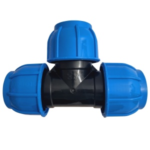 Conector T Egal Compresie PEID – 32 mm