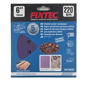 Disc de slefuit FIXTEC 150 mm, granulatie P220