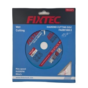 Disc diamantat FIXTEC 180 mm, 5.5 mm pentru taiere cu apa - Img 1