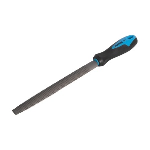 Lima semicirculara pentru lemn FIXTEC 8" din otel T12 - Img 1