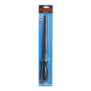 Lima Semirotunda FIXTEC 200 mm din Otel Carbon cu Maner Confortabil