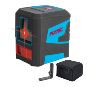 Nivela laser FIXTEC cu linie rosie, auto-nivelanta, distanta 5m