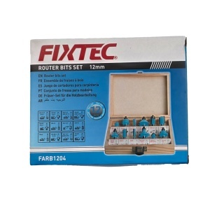 Set 12 freze pentru lemn FIXTEC, coada 12mm - Img 7