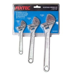 Set 3 chei reglabile FIXTEC, din otel carbon