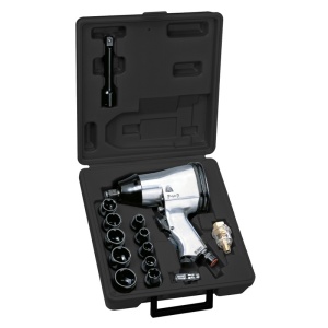 Trusa cheie pneumatica de impact FIXTEC 1/2", 340Nm, set complet - Img 6