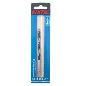 Burghiu pentru lemn tip spirala FIXTEC 7 mm x 109 mm