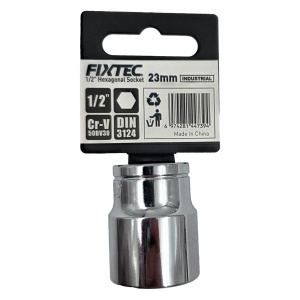 Cap tubular impact 23 mm FIXTEC, montare 1/2 - Img 2