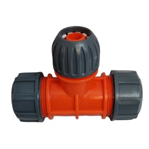 Conector Teu Filetat Ajustabil Pentru Furtunuri 3/4"-1/2"-3/4" - Img 2