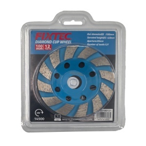 Disc diamantat FIXTEC 100 mm pentru taiere si polisare