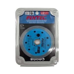 Disc diamantat FIXTEC 110 mm super-subtire pentru taiere uscata si umeda