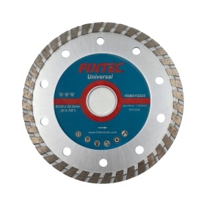 Disc diamantat FIXTEC 125 mm x 22.2 mm pentru taiere beton si caramida