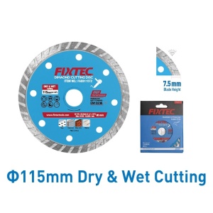 Disc diamantat FIXTEC 180 mm x 7.5 mm pentru taiere cu apa - Img 6