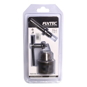 Mandrina FIXTEC cu cheie 1,5‑13 mm si adaptor SDS‑Plus - Img 2