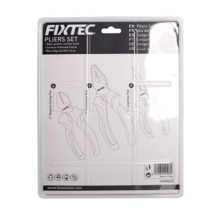 Set 3 clesti FIXTEC 7", 6" si 6" - combinat, taietor, cu varf lung - Img 3