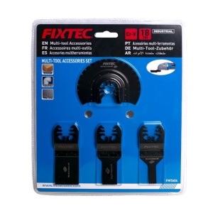 Set 4 Piese FIXTEC FMTA04 pentru Scule Universale – Lame pentru Lemn