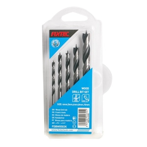Set burghie pentru lemn FIXTEC SDS-Plus 2 piese (5 si 12 mm) - Img 4