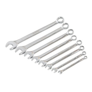 Set de chei combinate FIXTEC, 8 bucati, CR-V, cu suport - Img 3