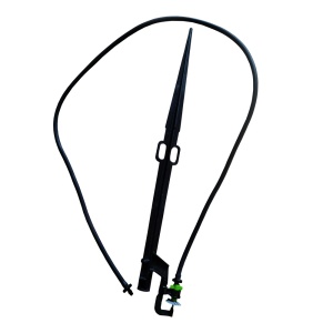Set Mini Aspersor cu Baza Verde, 80l/h: Solutie Eficienta pentru Udare
