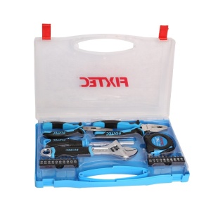 Trusa unelte manuale FIXTEC 25 bucati, in cutie din plastic - Img 4