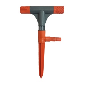 Aspersor PVC cu 2 Brate Rotative si Cap Pivotant pentru Udare Uniforma