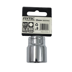 Cap tubular de impact 25 mm, FIXTEC, cu prindere 1/2 - Img 3