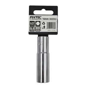 Cheie tubulara de impact 16 mm FIXTEC, prindere 1/2 inch - Img 2