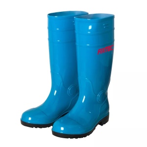 Cizme protectie PVC FIXTEC cu bombeu metalic, rezistente la apa