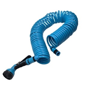 Furtun gradina spiralat FIXTEC 15m, EVA, cu pistol 8 moduri - Img 5