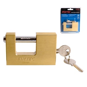 Lacat din alama FIXTEC 60mm cu 2 chei