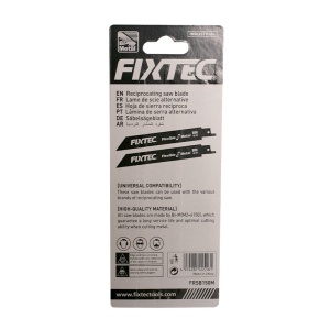 Lama sabie metal FIXTEC FRSB150M – 150mm, Bi-Metal, 18 TPI - Img 3