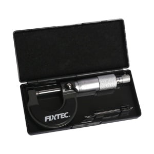 Micrometru FIXTEC 0-25mm, precizie 0.01mm, fabricat din otel carbon - Img 4
