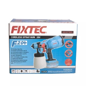 Pistol de vopsire portabil FIXTEC 20V fara cablu, 800ml, reglaj inclus - Img 4
