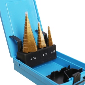 Set 3 burghie in trepte FIXTEC, 4-32mm, in cutie din plastic - Img 3