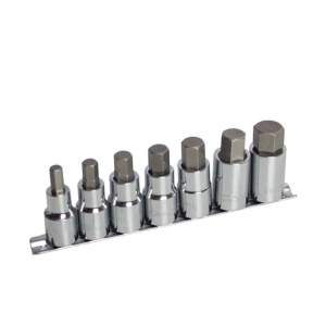 Set chei bit hex FIXTEC, 7 bucati, 1/2", CR-V - Img 2