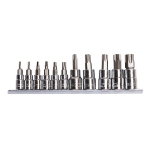 Set Torx 11 piese FIXTEC 1/4" & 3/8" CR-V - Img 5