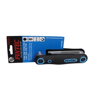 Trusa compacta cu 8 chei imbus pliabile FIXTEC 1.5‑8 mm CR‑V - Img 6