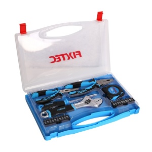 Trusa unelte manuale FIXTEC 25 bucati, in cutie din plastic