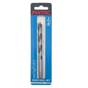 Burghiu pentru lemn spiral FIXTEC 9 mm x 125 mm