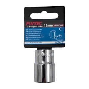 Cap impact tubular FIXTEC 18 mm, prindere 1/2