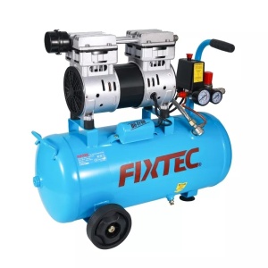 Compresor aer portabil FIXTEC 1CP, 24L, fara ulei