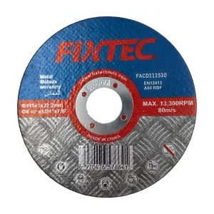 Disc pentru slefuire FIXTEC 115X3X22.2MM
