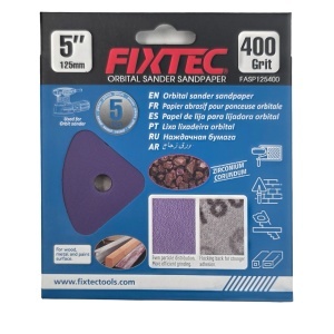 Disc slefuire FIXTEC 125 mm P400 pentru slefuitor orbital