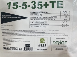 Ingrasamant NPK 15-5-35+TE EchoDrip, complet solubil in apa - Img 3