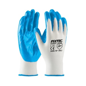 Manusi de protectie nitril FIXTEC 10″ (XL)