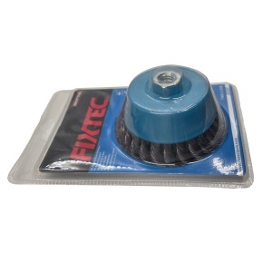 Perie Circulara din Otel FIXTEC 100 mm cu fir 0.30 mm - Img 2