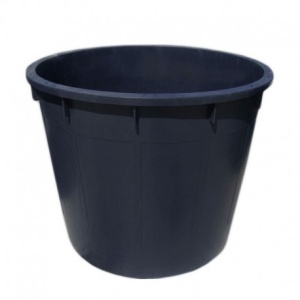 Rezervor din plastic PEHD negru 1325x940 mm, capacitate 1000 litri