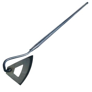 Sapaliga cu maner metalic, 155 cm lungime, lama de 20 cm